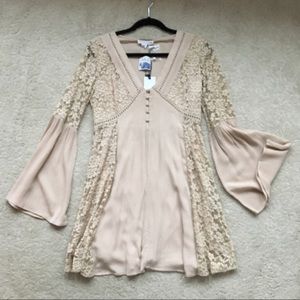 Boho long sleeve dress